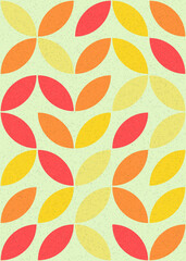 Abstract Geometric Pattern generative computational art illustration