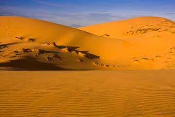 Red sand dunes of Mui Ne, Vietnam,asia