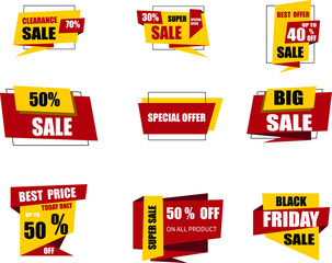 set of sale labels