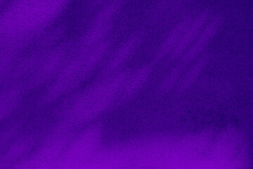 Leaves Shadow and Light on Dark Violet Sand Wall Background.