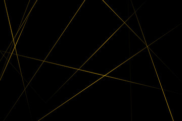 Abstract black with gold lines, triangles background modern design. Vector illustration EPS 10.