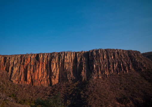 Cliff On The Road To Namibe Town, Angola