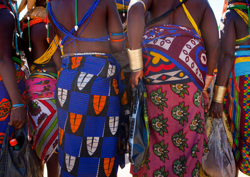 Mumuhuila Women Loinclothes, Village Of Hale, Huila Area, Angola