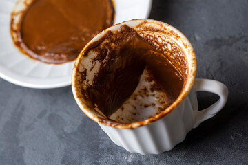 Coffee fortune-telling in the Turkish coffee cup