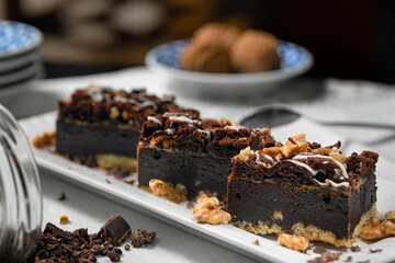 Rocky road brownie