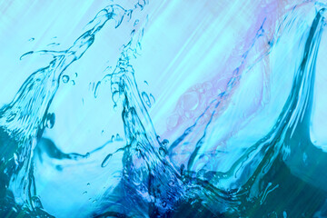 Fototapeta na wymiar Abstract bright glitter blue backgroud design. Blue banner and wallpaper