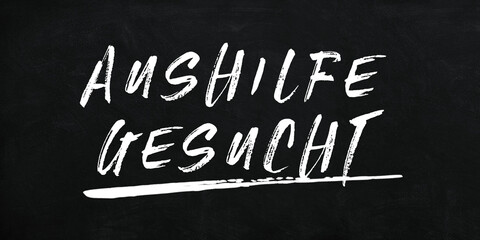 Tafel, Aushilfe gesucht