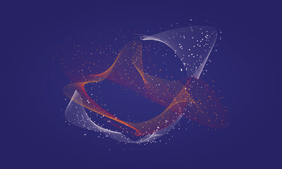 Abstract background design Circle landing page template for website ad, book cover. EPS 10 vector.