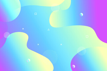 Fototapeta na wymiar gradient liquid abstract background, modern graphic wave seamless pattern