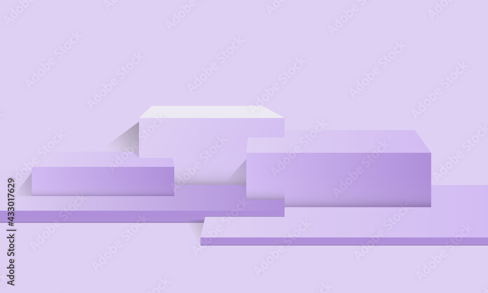 Poster empty mock up scene with podium or platform. abstract scene background. product presentation, mock u