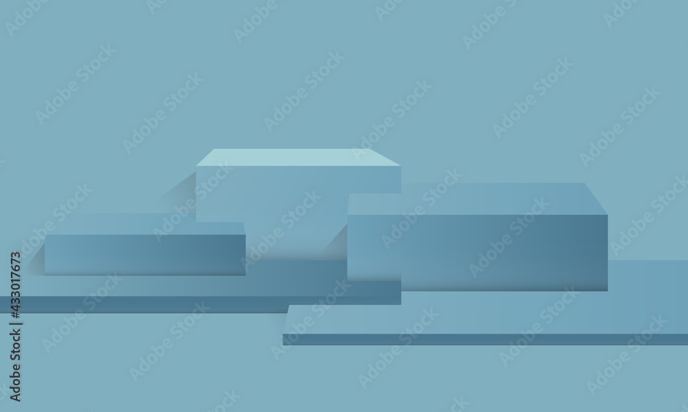 Aufkleber empty mock up scene with podium or platform. abstract scene background. product presentation, mock u