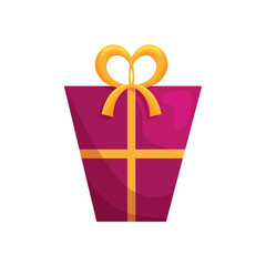 Isolated present box.