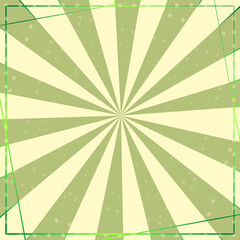 Vintage, grunge green circus background template. Vector illustration