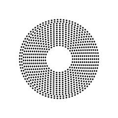 circle spot pattern, spot art, stripe pattern vector