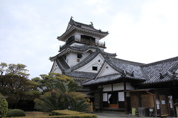 高知城　本丸から見た天守閣
