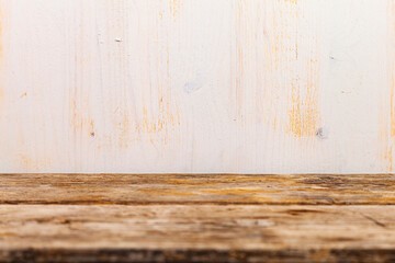Beautiful brown old boards and  wall.