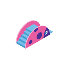 Slide Isometric Illustration