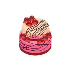 Isometric Cake Icon