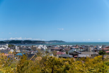 Naklejka premium view of the port country