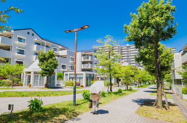 閑静な住宅街