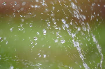abstract pictures taken during the rain out of focus, natural background