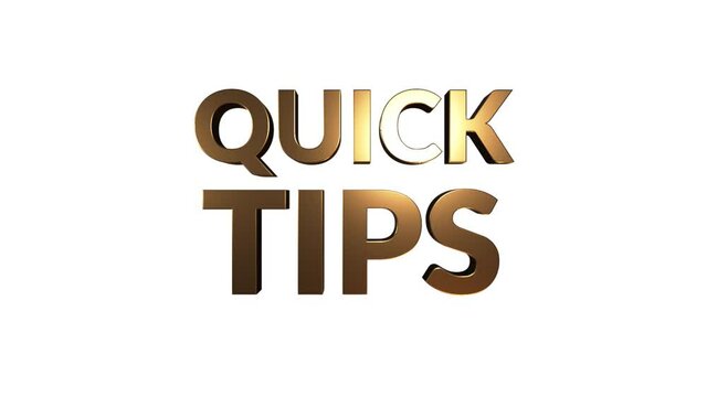 Quick tips icon badge. Ready for use in web or print design. stock illustration.