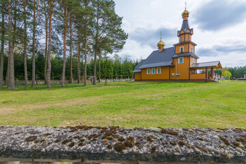 Fototapeta premium wooden orthodox church