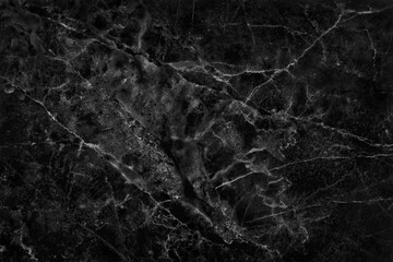 Obraz na płótnie Canvas Black grey marble top-view texture background in seamless glitter pattern.