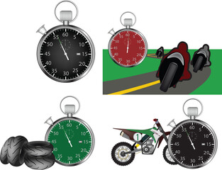 Plakat time trial sports motorcycling races time trial sports motorcycling races