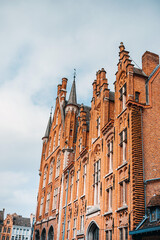 Obraz premium Street view of downtown in Bruges, Belgium