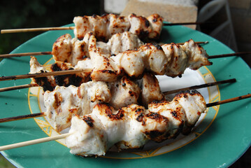 grilled chicken in sauce