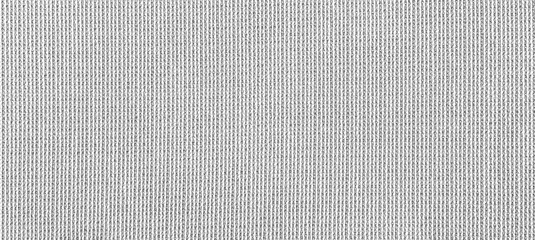 Panorama of White linen texture and background seamless or white fabric texture