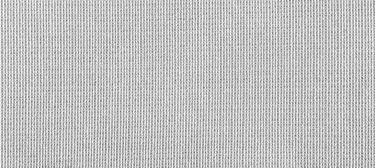 Panorama of White linen texture and background seamless or white fabric texture