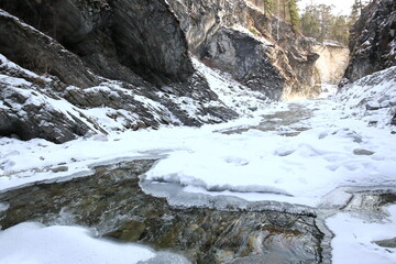 river in the mountains