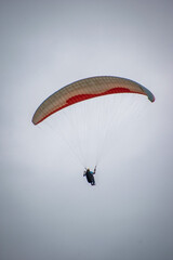 paraglider flying in the sky