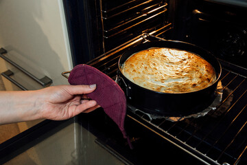 cheesecake on wooden background 