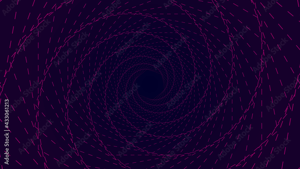 Aufkleber abstract geometric pattern spiral texture background .