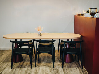 Modern interior in cafe restaurant