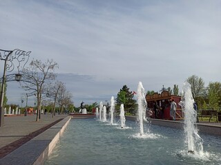 fountain in the park