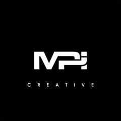 MPI Letter Initial Logo Design Template Vector Illustration
