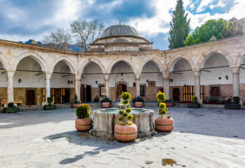 Buyuk Aga Madrasa view in Amasya City. Amasya is populer tourist attraction in The Turkey