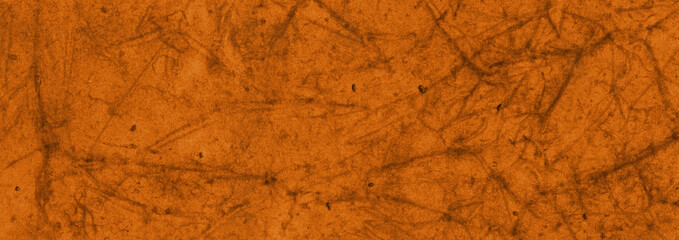 Natural grunge painted recycled paper texture. Horizontal banner