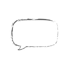 吹き出しイラスト、アイコン（手描き、重ね描き風）