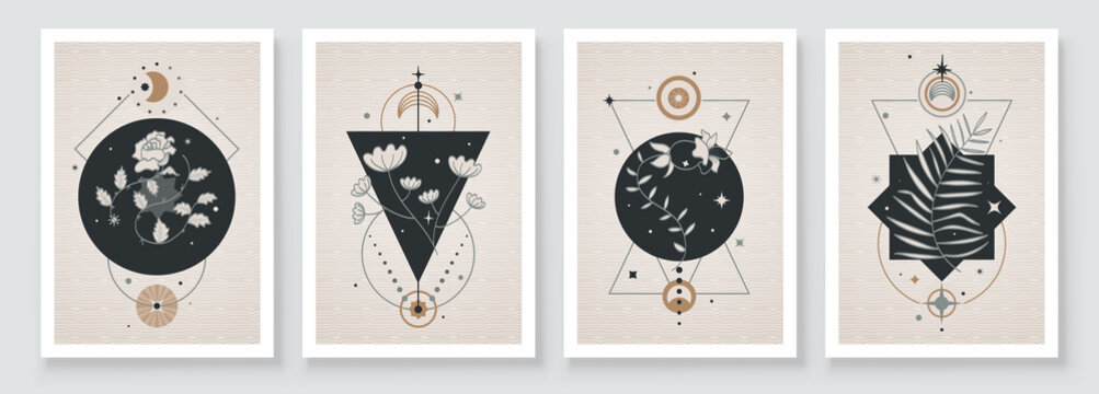 Celestial Cosmic Icon Set Graphic by NassyArt · Creative Fabrica