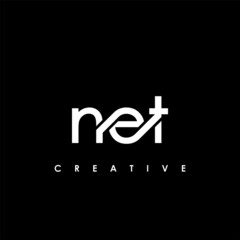 NET Letter Initial Logo Design Template Vector Illustration