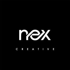 NEX Letter Initial Logo Design Template Vector Illustration