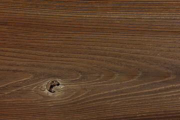 木目テクスチャー背景(こげ茶色)  節と年輪がある古い木材