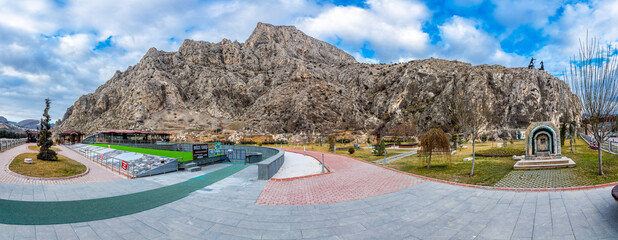 Ferhat and Sirin legend theme park view in Amasya. A legend well-known. the story of Ferhat and...