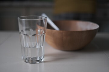 glass of water