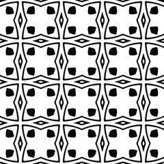  Geometric vector pattern with Black and white colors. abstract ornament for wallpapers and backgrounds.